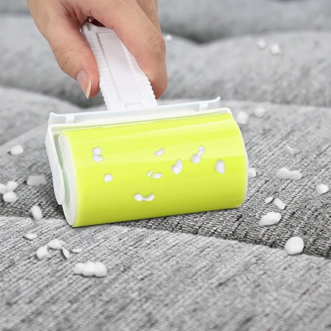 IWILCS Washable Sticky Lint Roller,Fluff, Pet Hair & Dust Remover