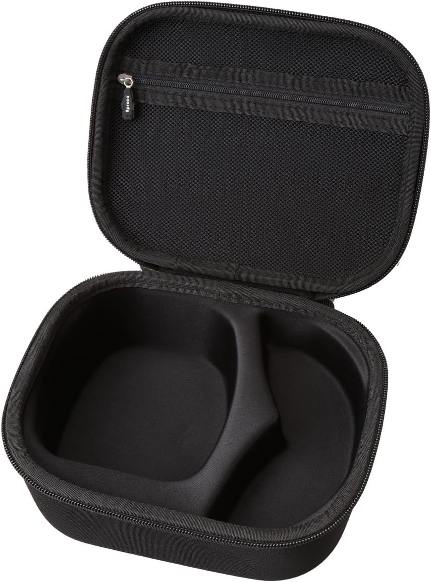 Aproca Hard Storage Travel Case Compatible with Howard Leight by Honeywell Impact Sport Sound Amplification Electronic Shooting Earmuff and Genesis Sharp-Shooter Safety Eyewear Glasses(black): Electronics