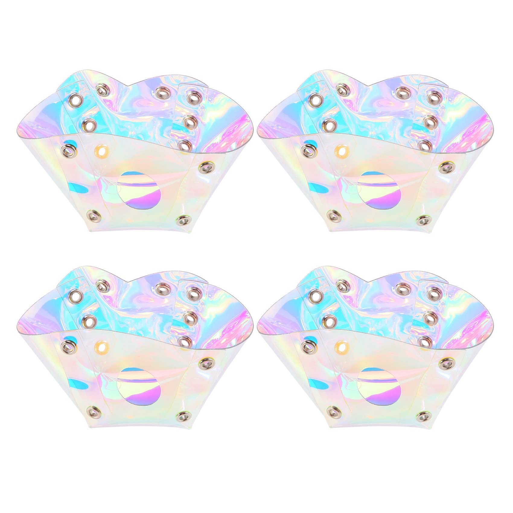 Lrtzizy 4Pcs Skate Toe Guards Vegan Faux PVC Roller Skate Toe Caps Shoe Shield Toe Protector Roller Skates Sport Accessories