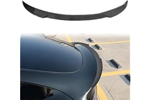 DIBON AUTO Trunk Spoiler Wing for 2017-2023 Tesla Model 3 Rear Trunk Lid Wing Spoiler (Carbon Fiber, Model 3 2017-2023)