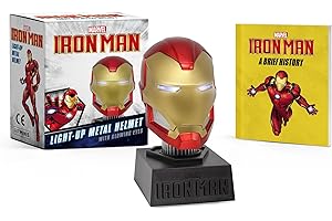 Marvel: Iron Man Light-Up Metal Helmet: With Glowing Eyes (RP Minis)