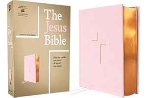 The Jesus Bible, ESV Edition, Leathersoft over Board, Pink