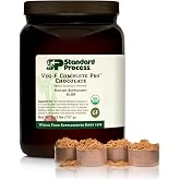Standard Process Veg-E Complete Pro, Plant-Based, Chocolate, 18 Servings | Organic, Plant-Based Protein Powder for Muscle Building and Recovery, Supports Hair, Skin and Nails, Vegan and Gluten-Free
