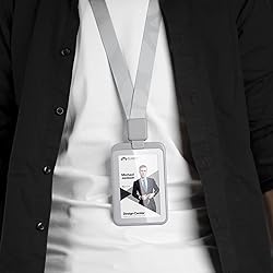 Phomo Self Retractable ID Badge Holders with