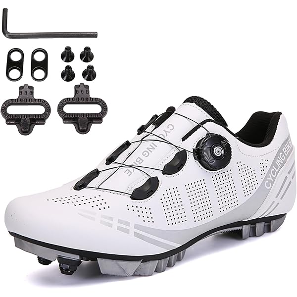 SDEQA Chaussures De Cyclisme VTT Route pour Hommes