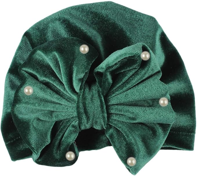 baby velvet turban