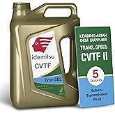 Idemitsu CVT Type SB2 Transmission Fluid for Subaru &ndash; 5 Qt | For Subaru TR580 CVTs (CVTF-II) | Anti-Wear &amp; Smooth Shifting | ISO &amp; IATF Certified