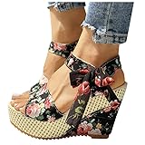 Gibobby Sandals for Women Wedge,Womens Espadrilles