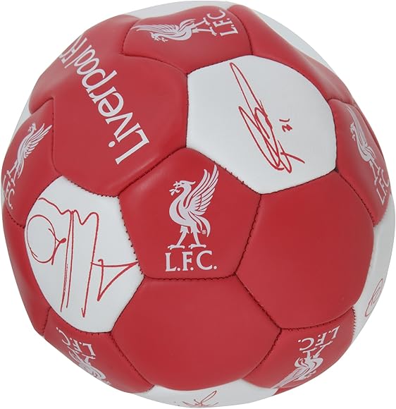 Liverpool FC - Balón oficial con las firmas de los jugadores ...