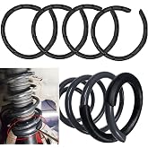 4PCS Car Truck Offroad Universal Coil Spring Silencer Insulator Rubber Sleeve Front Rear Lower Suspension Noise Reducer Protector