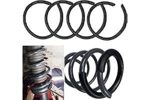 SUNNER THINKEN 4PCS Car Truck Offroad Universal Coil Spring Silencer Insulator Rubber Sleeve Front Rear Lower Suspension Noise Reducer Protector