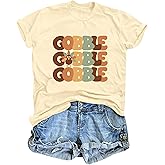 Thanksgiving Shirts for Women Thankful Family Funny Turkey Graphic Shirt Fall Casual Tee