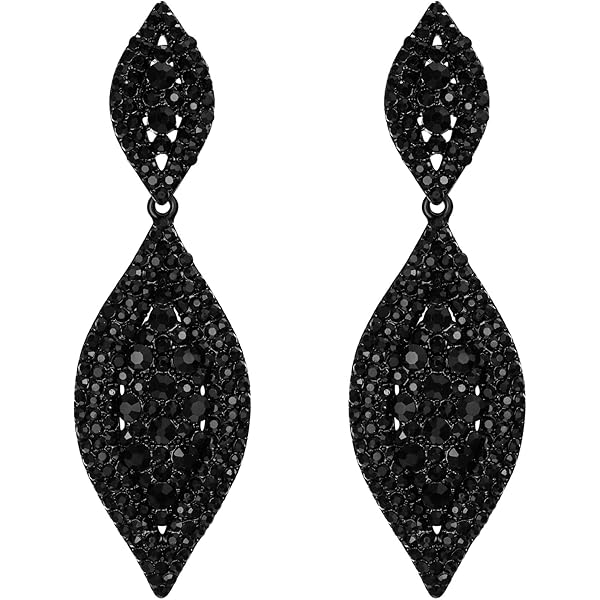 Boucles D'oreilles Chandelier Pendantes En Or 18 Carats Et Diamants Ronds De 1159 Carats Au Total