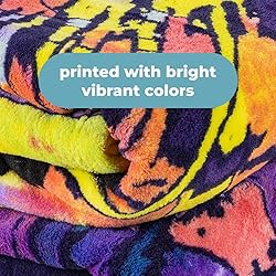 Dawhud Direct Colorful Cat Fleece Blanket for