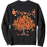 Forest Trees Autumn Leaves Nature Fall Sweatshirt