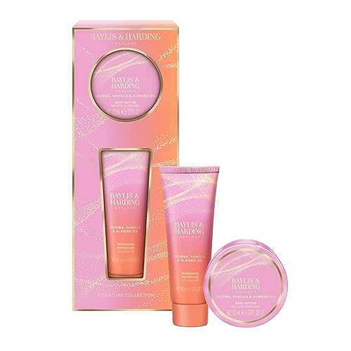 Baylis & Harding Jojoba, Vanilla & Almond Oil Indulgent Body Pamper Duo Gift Set - Vegan Friendly