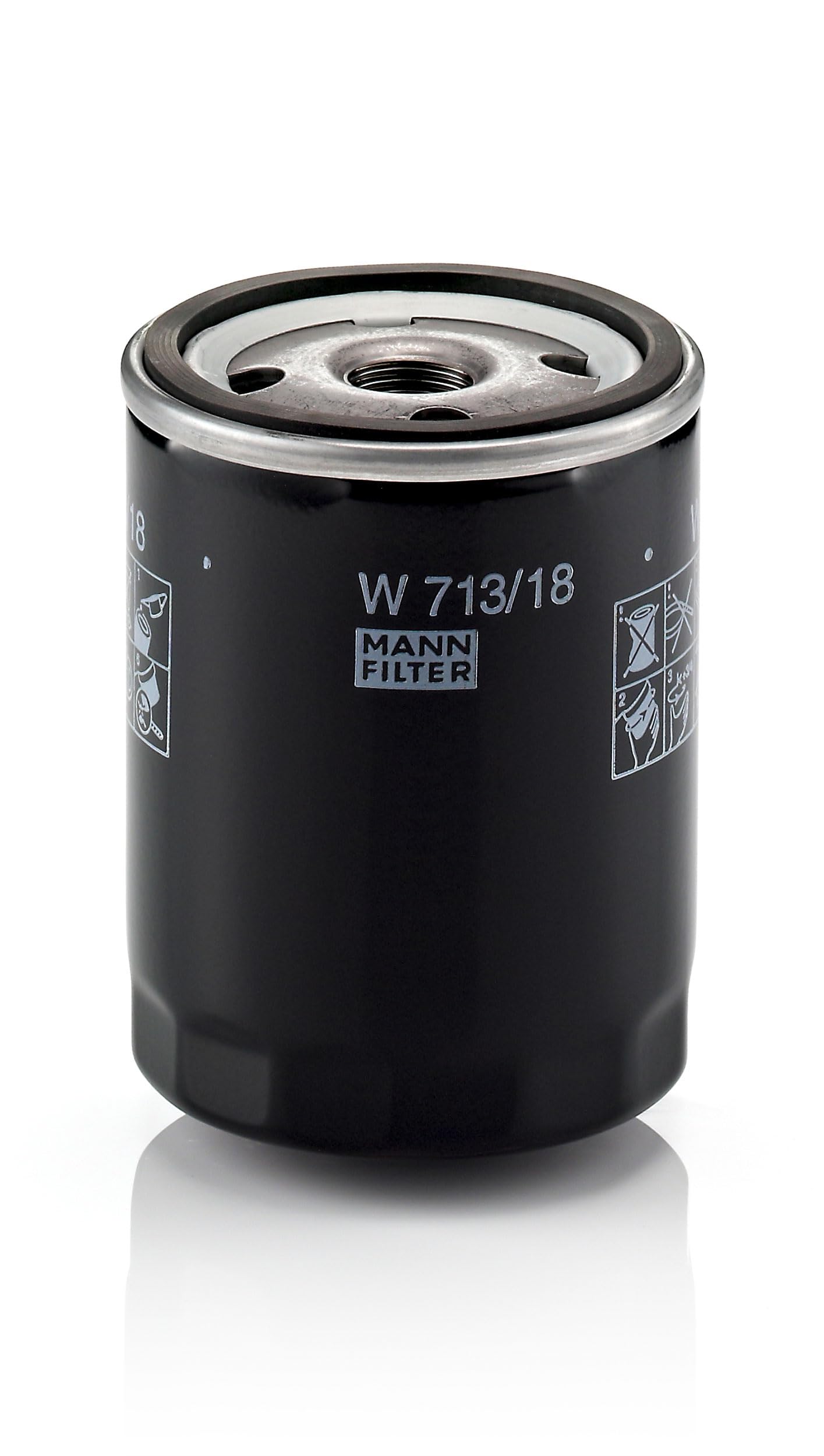 MANN-FILTER W 713/18 Oil Filter - for Cars + Transporters