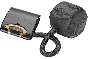 INFINITIPRO BY CONAIR GOLD Bonnet Hair Dryer, Soft Portable Bonnet Style Hair Dryer