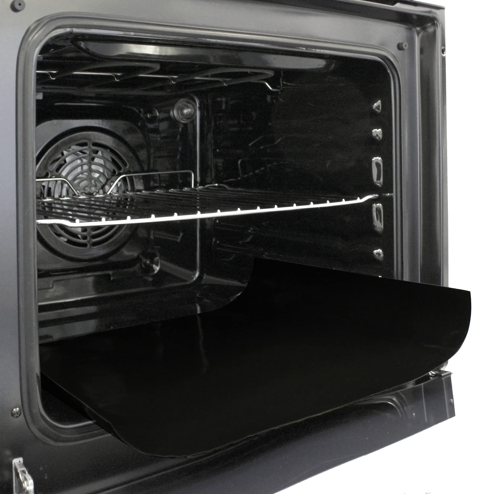 SPARES2GO Oven Liner Non Stick (2 Pack) - Large Universal Teflon Baking Mat Bottom Cooker Protector Heavy Duty Clean Fan Assisted Oven Liners (40 x 50 cm)