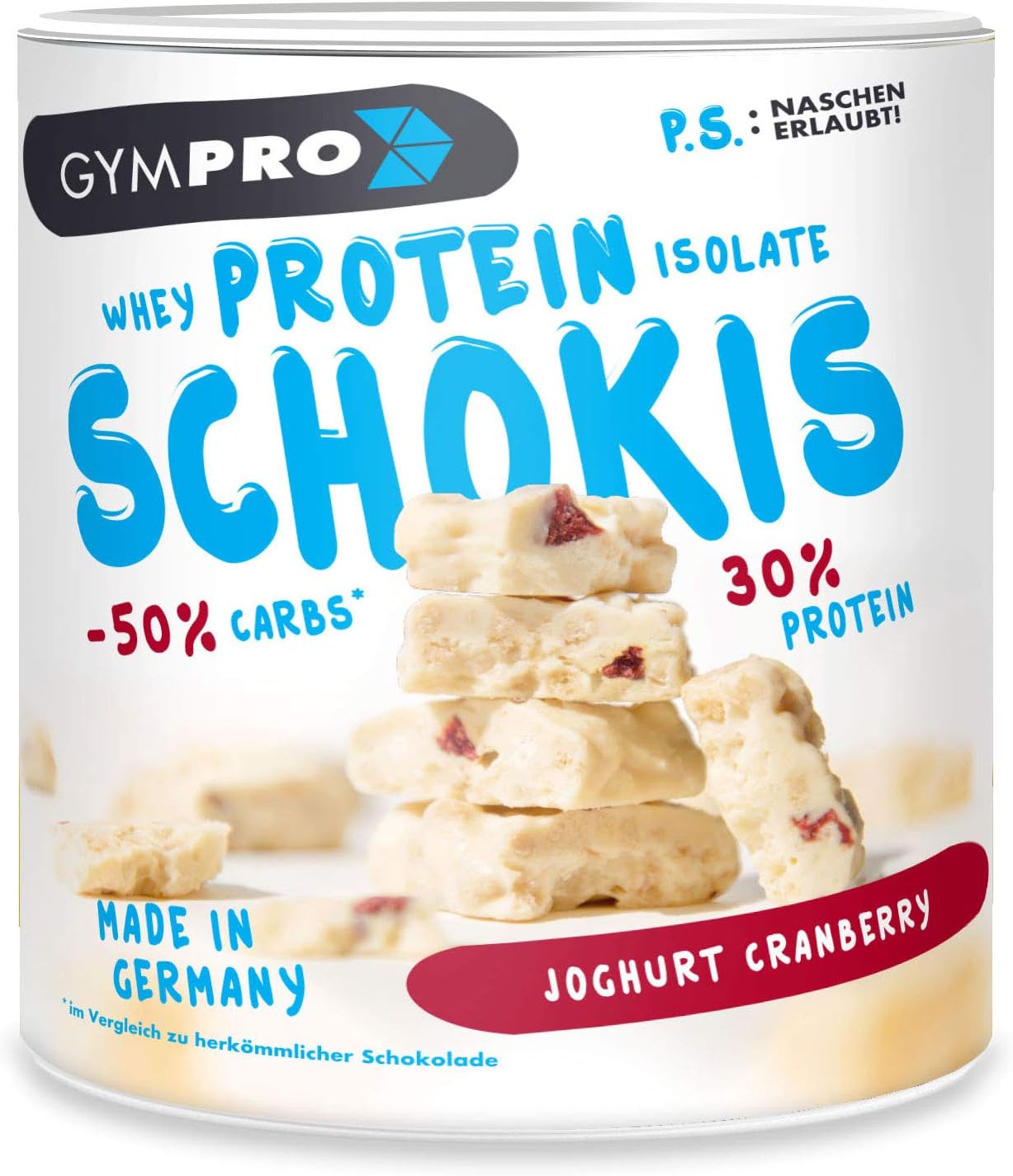 GymPro Protein Schokis, Hochwertiger Eiweiß Protein Riegel Ersatz. Low ...