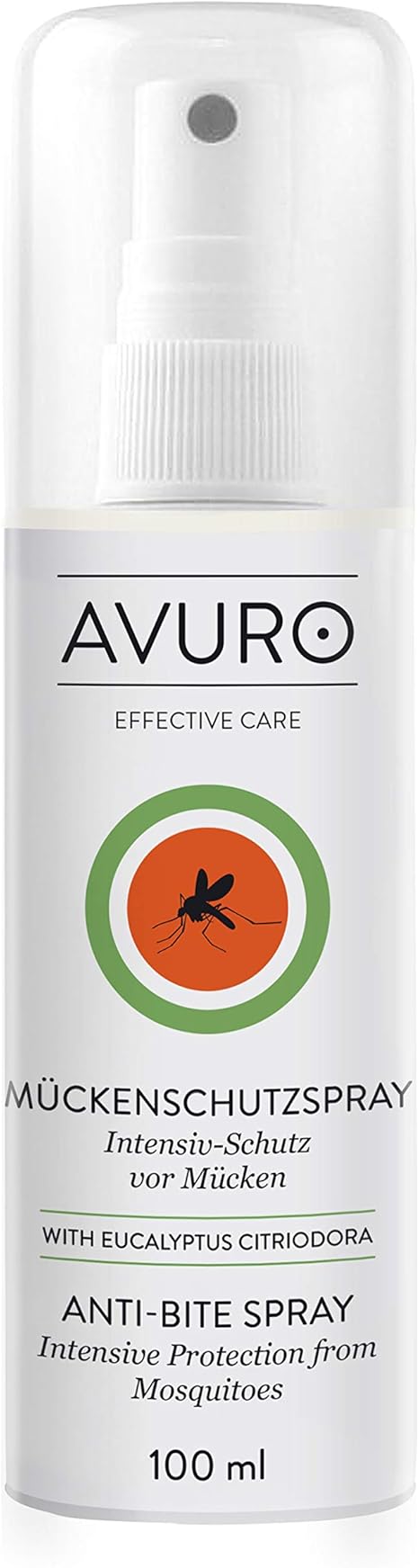 Avuro Muckenschutzspray Bis Zu 8 Stunden Intensiv Schutz Gegen Mucken Frei Von Deet 100 Pflanzlicher Wirkstoff Eucalyptus Citriodora Ol 100 Ml Amazon De Drogerie Korperpflege