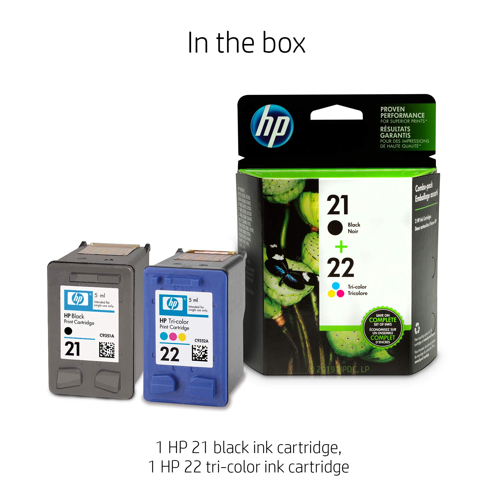 HP SD367AE 21/22 Original Ink 