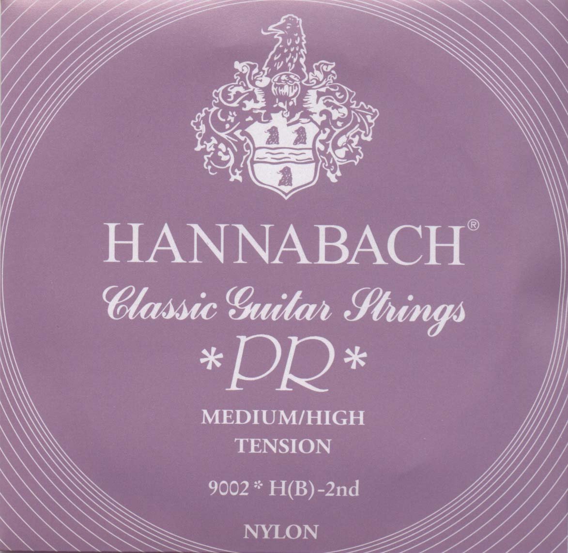 Hannabach Classical Guitar Strings Series 900 Medium-High Tension Silver 200 - B/H2 - 9002MHT