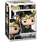 Tom Hiddleston Loki #898 President Facsimile Signed Reprint Laser Autographed Funko POP! TV Marvel Figurine with Protector Case