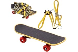 Turtle Skateboard Reptile Mobility Board, Turtle Walking Scooter, Bearded Dragon Harness Rope, Adjustable Small Pet Skateboar