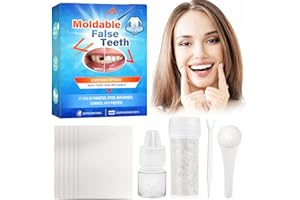 TUHIMO Tooth Repair Kit, DIY Tooth Replacement Kit, Denture Repair Kit Fixing The Missing and Broken Teeth, Restoring Your Confident Smile