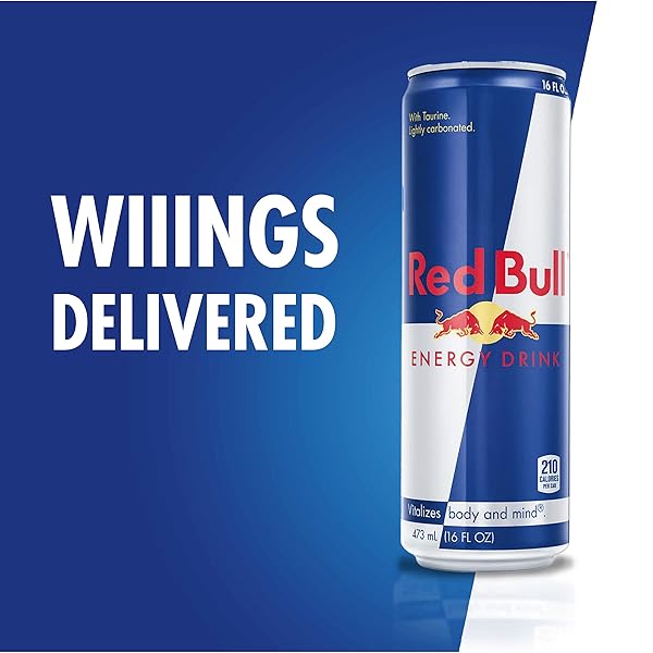 RED BULL ENERGY DRINK, 16 FL OZ