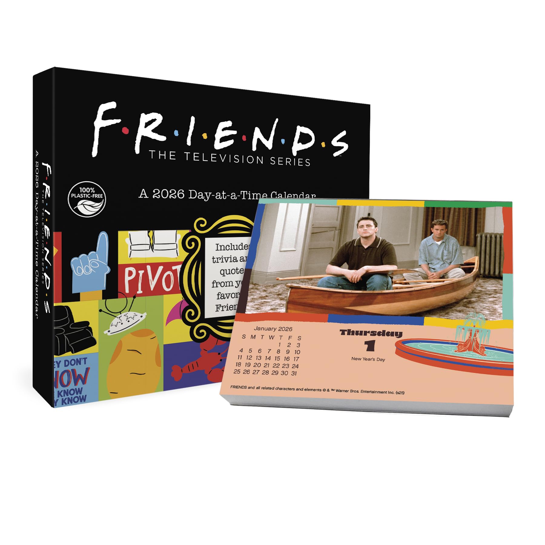 Photo 1 of 2026 Friends Day-at-a-Time Box Calendar