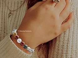 Rhodonite Bracelet for Women Men's Gifts