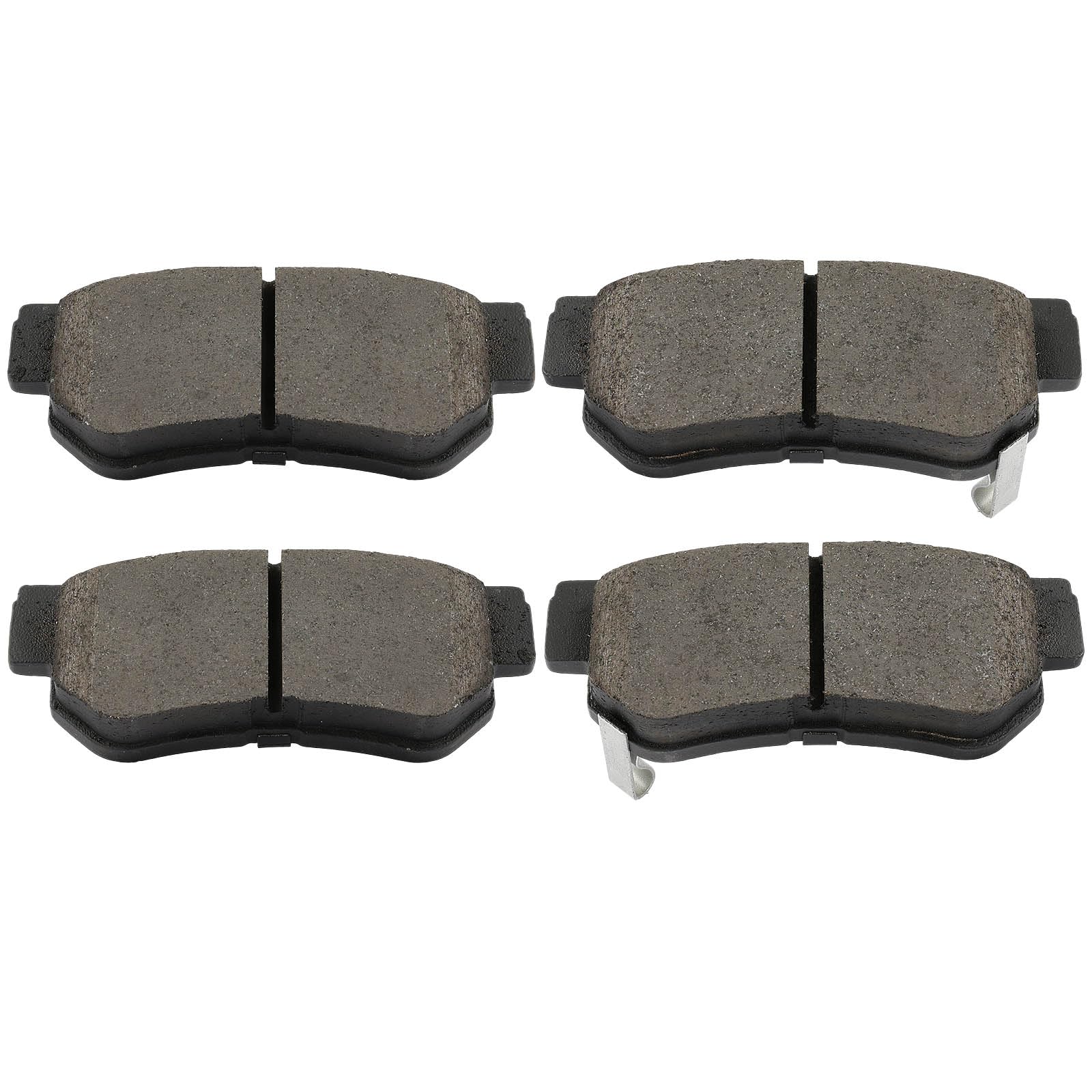 SCITOO D863 Rear Ceramic Brake Pads Sets Fit For Hyundai For Azera | For Elantra | For Santa Fe | For Sonata | For Tucson | For XG350,For Kia For Amanti | For Magentis | For Optima | For Sportage Image