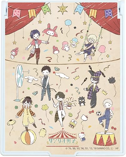 Amazon サンリオ男子 01 集合デザイン サーカスver グラフアート デカキャラミラー アニメ 萌えグッズ 通販