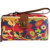 Sakroots Smartphone Crossbody Purse - Women's Cellphone Bag &amp; Wallet For Everyday - Convertible Wristlet With Zipper