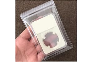 AOLEIXIYA 50PCS Clear Pvc Jewelry Pouches Organizer Travel Earring Storage Bags Transparent jewelry Bags with Zipper (50 Pcs Large Jewelry pouch)