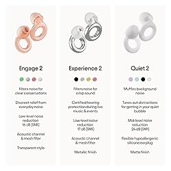Loop Engage 2 Ear Plugs, Everyday 16 dB Noise