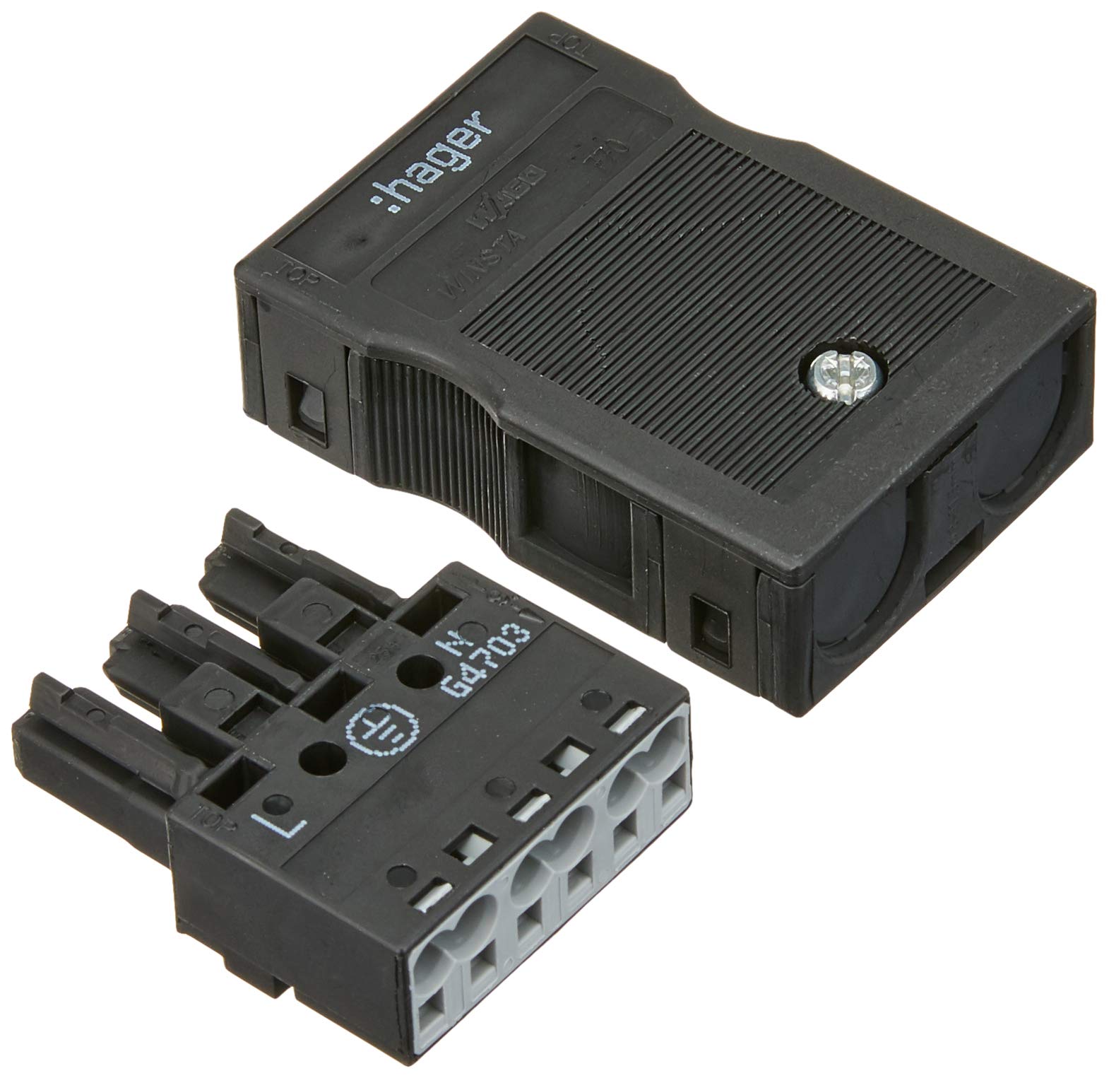 Hager G4703 x, 1 Piece Input Socket