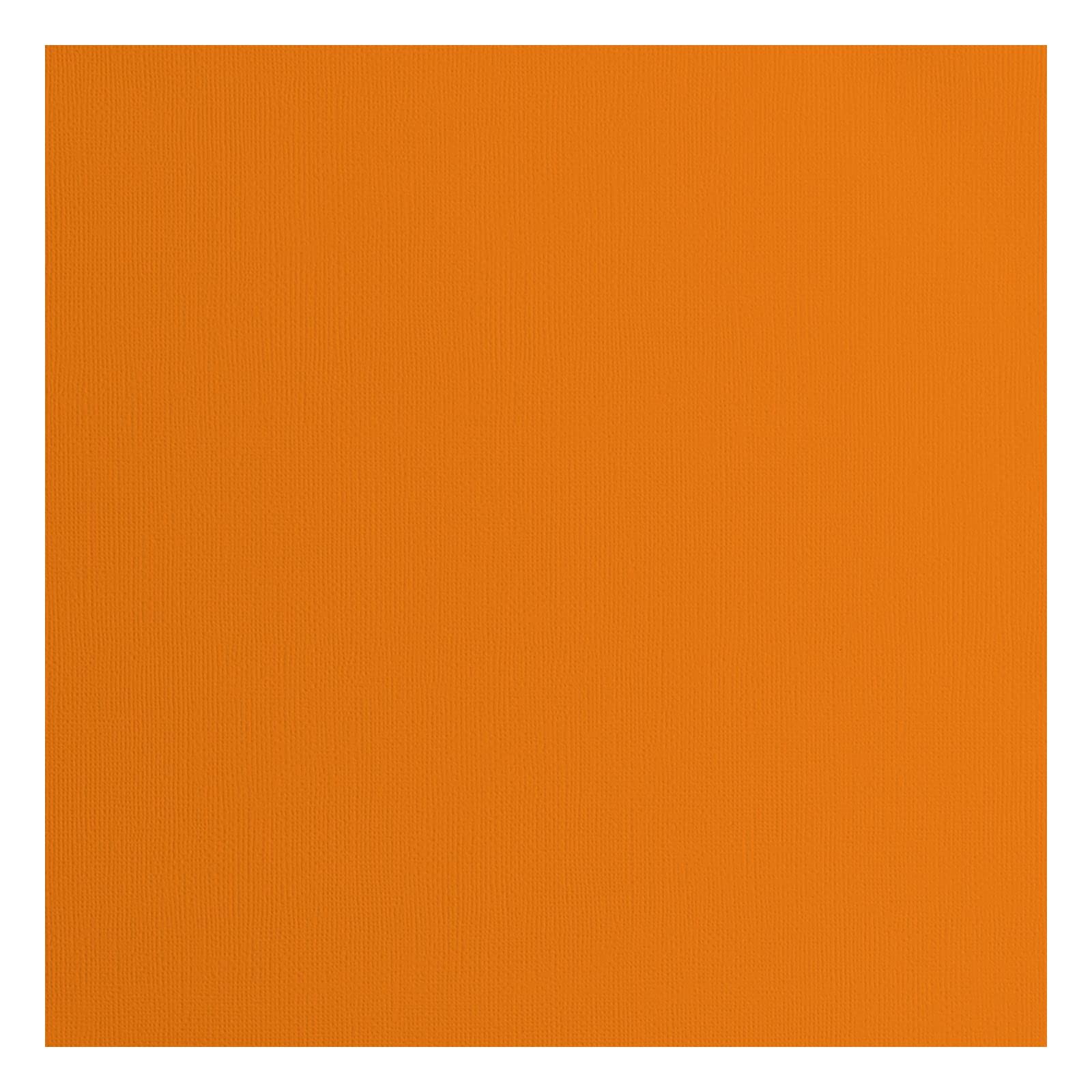 Florence Cardstock Textured - Coloured Card Making Supplies 12 x 12 inch - Orange - 20 Sheets - Coloured Paper for Scrapbooking, Card Making, Die Cutting and Paper Crafts - 216 GSM - Mandarin