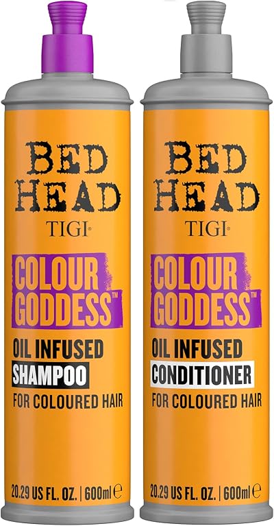 TIGI Bed Head Colour Goddess Shampoo & Conditioner Set for Coloured Hair 2x600ml