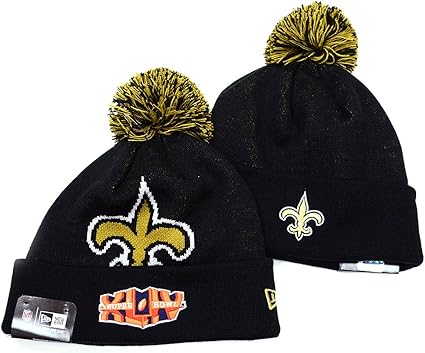 saints pom pom hat