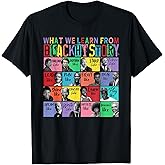 What We Learn From Black History Matching Men Women T-Shirt