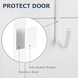 Damita Over The Door Hooks 4 Packs Stainless Steel Coat Hangers White view 5