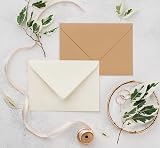 Mocraft 60 Blank Cards and Envelopes White A6 Set 60/60 250gsm view 4