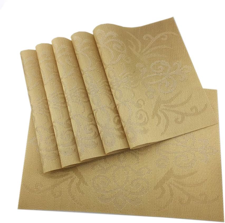 Best polyester placemats for dining table set of 6