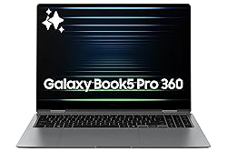 Samsung 16” Galaxy Book5 Pro 360 Copilot+ PC, AI