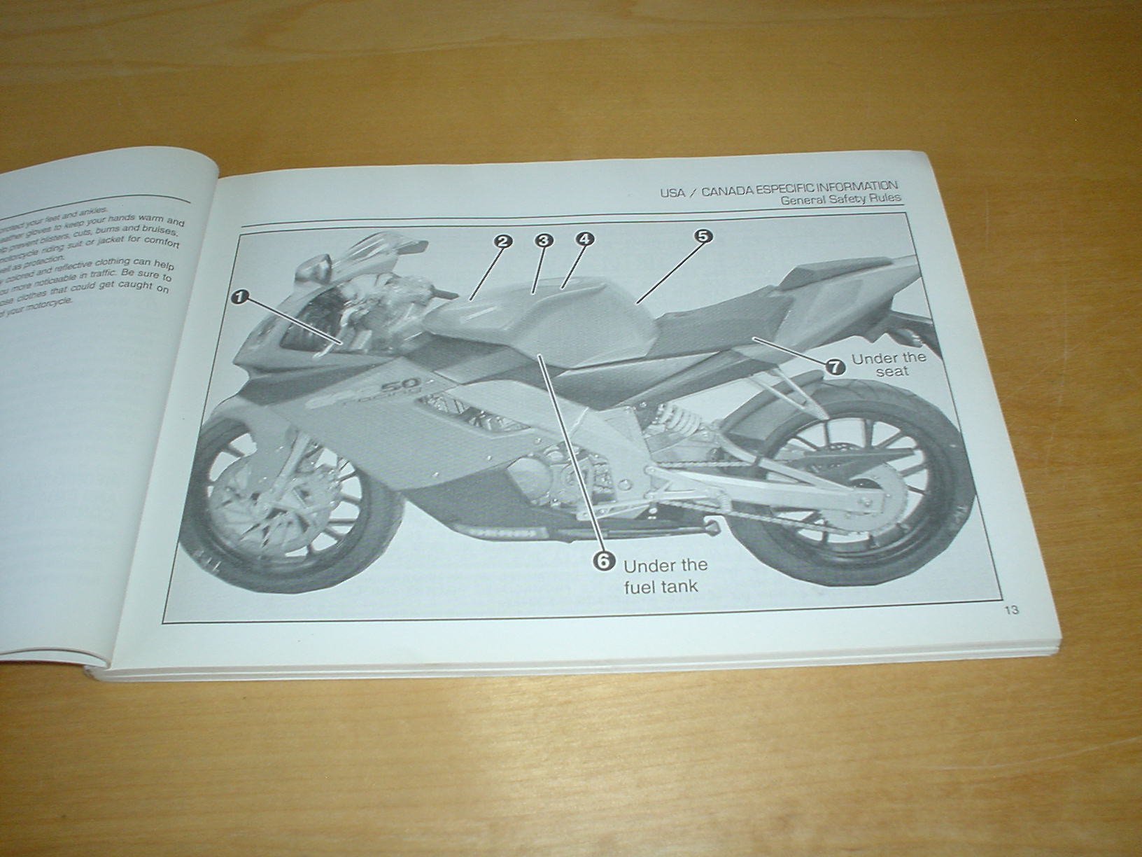 DERBI GPR 50 RACING MOTORCYCLE OWNERS HANDBOOK GPR50 - BIKE MANUAL HAND  BOOK: Amazon.co.uk: DERBI: Books