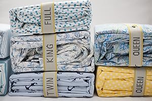 Sheet Keeper Made in The USA Closet Organization – Bed Sheet Organizer – Closet Organizer Sheet Bands Bed Linen Label – Bed Sheet Storage Sheet Labels for Bed Each Order Contains 2 Bands (King)