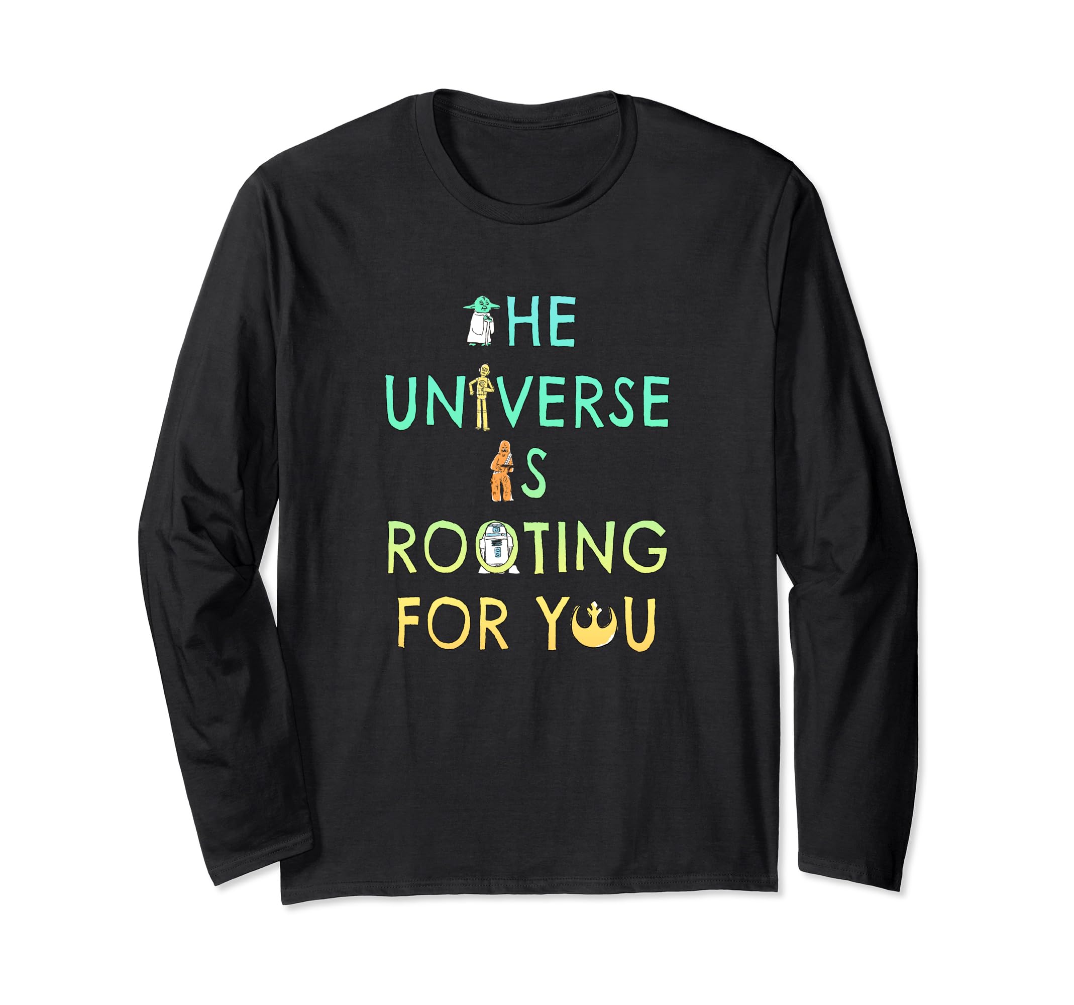 Star Wars Group Icons The Universe Is Rooting For You Long Sleeve T-Shirt